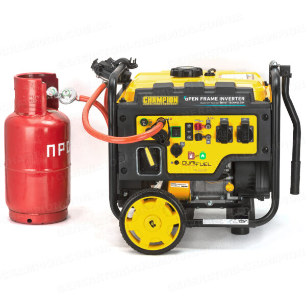Двопаливний інверторний генератор Champion C4500iE(G) 500574-ua